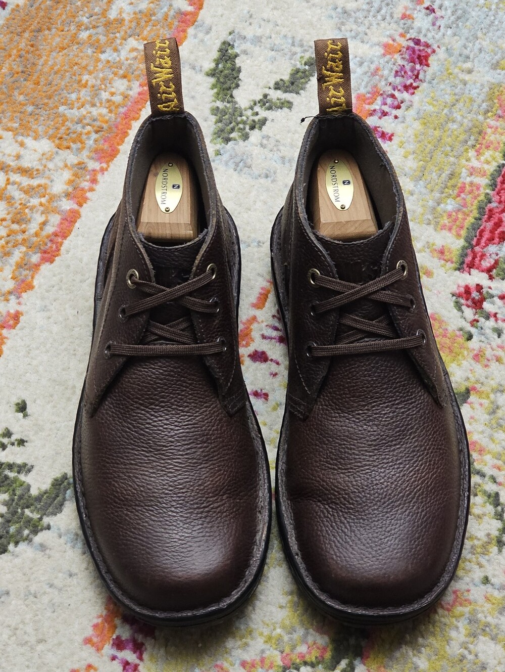 Dr Doc Martens Mens Size 13 Sussex Chukka Boots AirWair Leather Brown Lace Up